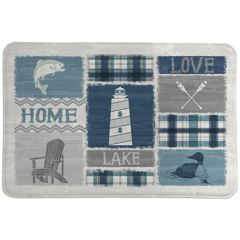 Tapis en mousse viscoélastique Manu Up North par Laural Home