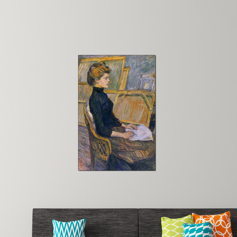 Henri De Toulouse-Lautrec - Wrapped Canvas Painting, 90cm H x 60cm W x 1.8cm D