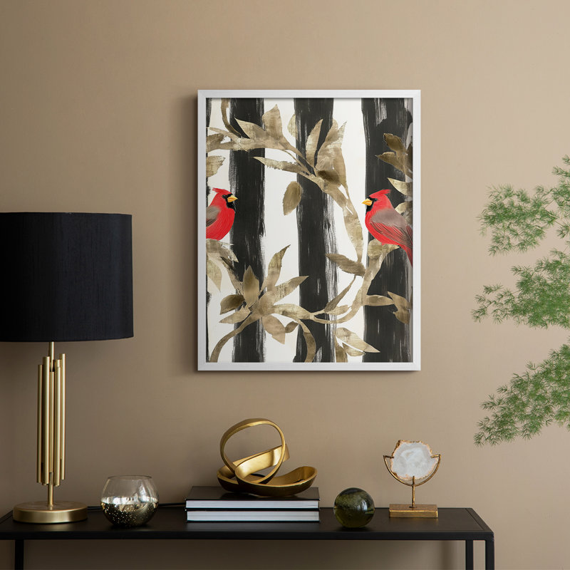 «Christmas Holiday Art», reproduction encadrée CECXVIII, H 21 po x l 17 po, Blanc