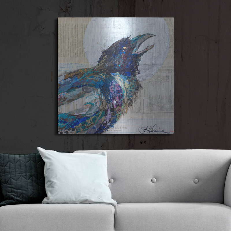 «Raven 6» par St. Hilaire Elizabeth, H 36 po x l 36 po