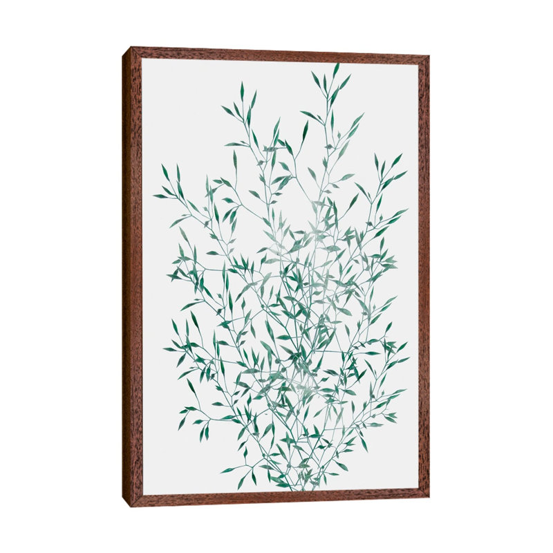 Misty Grass 1 Piece Wall Art on Canvas, 66.04 cm H x 45.72 cm W, Classic Wood Floated Frame