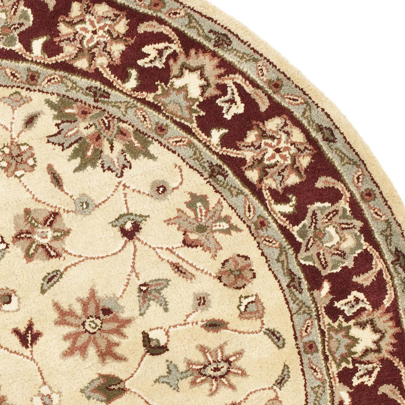 Cranmore Hand Tufted Wool Oriental Rug, Round 6'