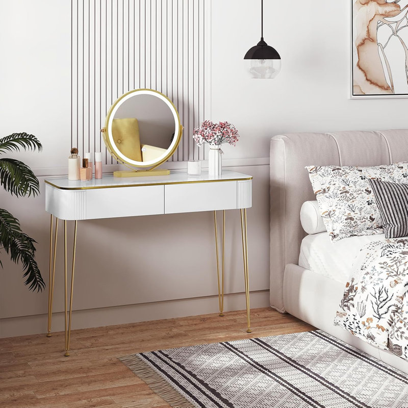 Aaria Dressing Table with Mirror