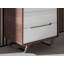 Chiffonier white wood, walnut