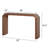 Wood 52'' Console Table-17580846