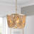 Pragati 3-Light  Boho Wood Beaded Semi Flush Mount-184474012