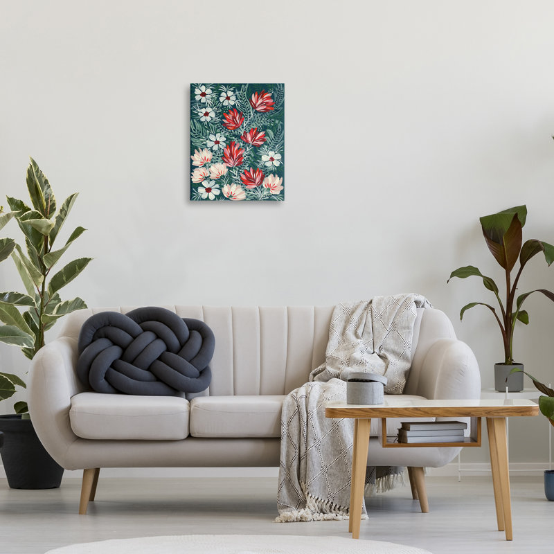 Art mural sur toile Folksy, H 20 po x l 16 po