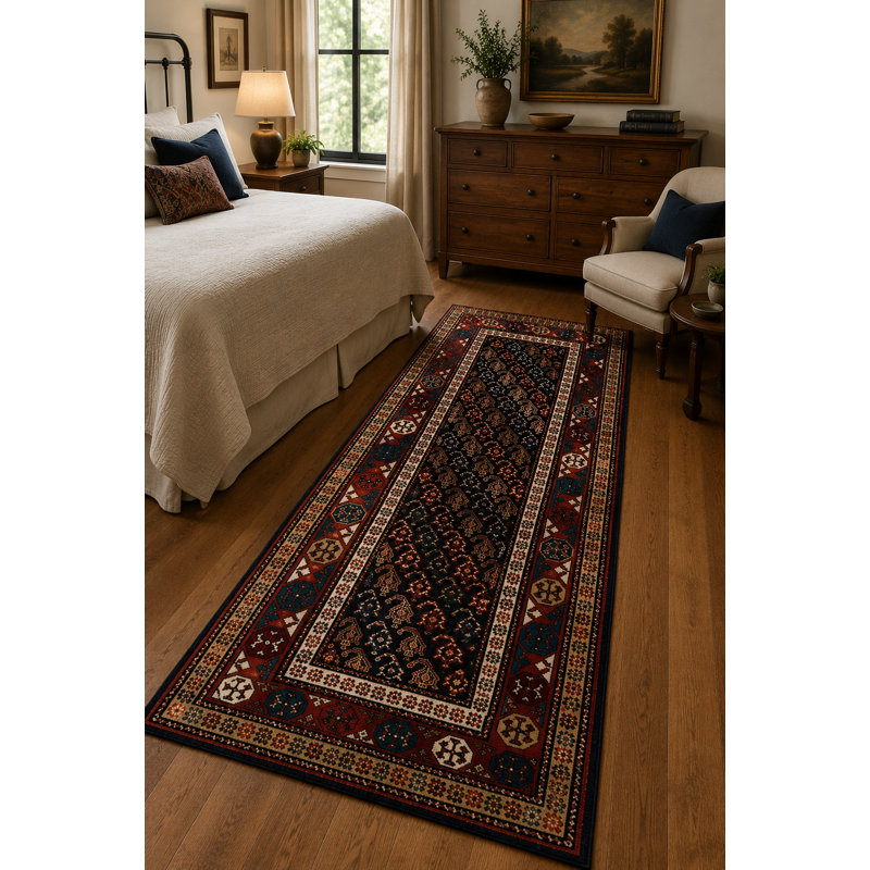 Hand Knotted Wool Geometric Area Rug