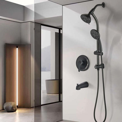 Système de douche complet avec valve brute