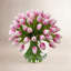 Real Touch Tulips Centerpiece In Vase-725784641