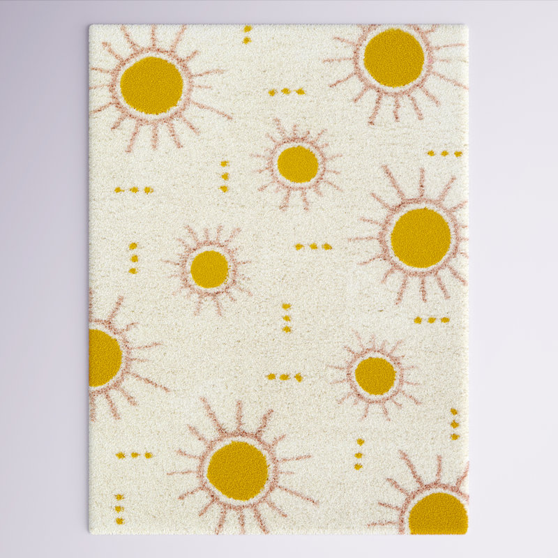Nyle Power Loomed Area Rug , Rectangle 3'11" x 5'7"