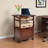 Leone Work Station, Keyboard Tray, Filing drawer, Walnut, 29.47'' H X 23.75'' W X 17.17'' D