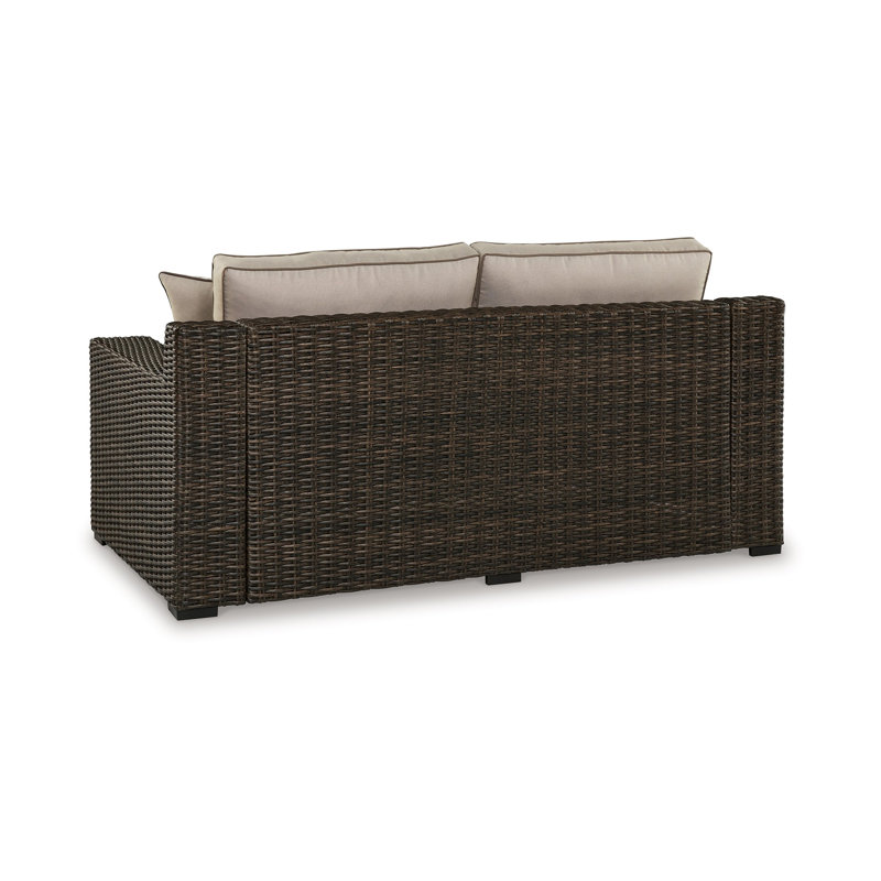 Gwennoline 71'' Wide Straight Loveseat with Cushions