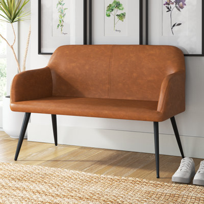 Ankney Faux Leather Upholstered Bench
