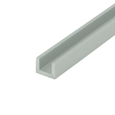 Outwater Alu148-S Satin Finish 5/16 Inch Inside Dimension Aluminum U Channel C Channel 72 Inch Lengths (Pack Of 18)
