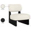 Fauteuil d'appoint en cuir Vetra Lystra-121555200-121555206