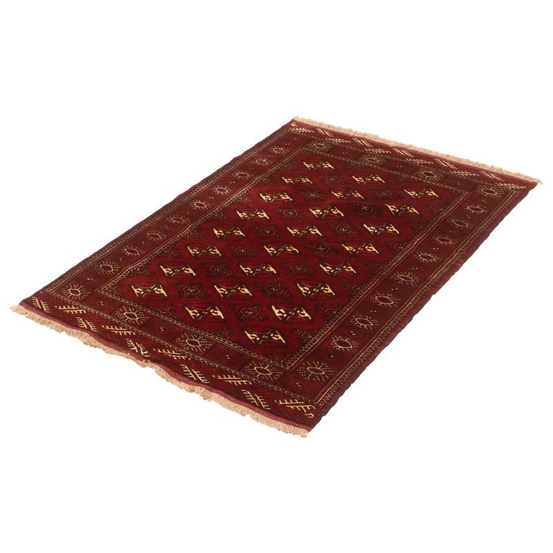 Tapis bourgogne Turkman 4 pi 2 po x 5 pi 11 po