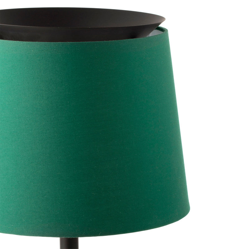 Savoy Floor Lamp, Matt Black, Green