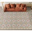 Hand-Knotted High-Quality Green and Beige Area Rug
