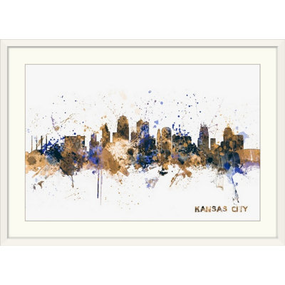 «Kansas City Skyline» par Francy, impression