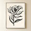 «Ink Flower I Cream» par Sara Zieve Miller - Impression sur toile