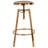 Lukachukai Swivel Adjustable Height Counter Extra Tall Stool with Metal Frame-1680059111