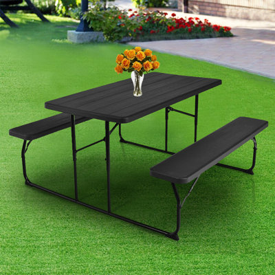Table de pique-nique rectangulaire pour 4 personnes