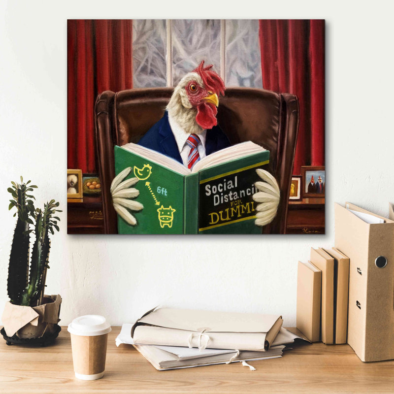 «Bird Brain» par Lucia Heffernan, H 20 po x l 24 po x P 0,75 po