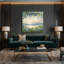 «Coastal Beach Morning Glory», art mural sur toile grise-820049133