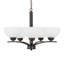 Lustre classique/traditionnel ombré 5 lumières Babin-20257208