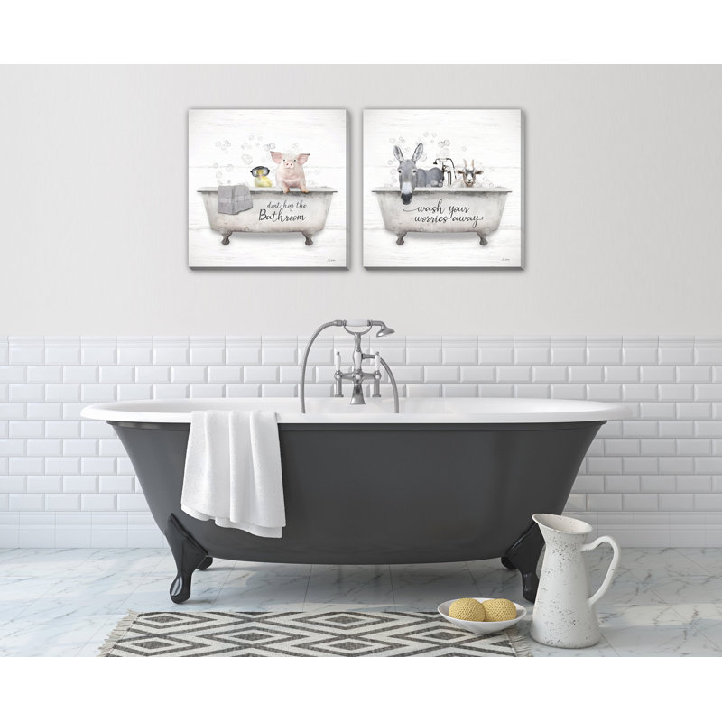 Wash Your Worries Away Canvas Set