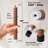 Fluted Ribbed Grooved LED Flameless Taper Candles, Remote, On/Off Button, Battery Operated, 6 Pack-878360795