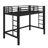Loft Bed With Easy-Access Ladder And Full Safety Guardrails-642977025