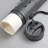 3.5" Diameter Document Poster Tube, Telescoping Document Resistant Tube Mailer Black Plastic Storage