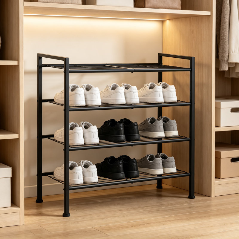12 Pair Shoe Rack