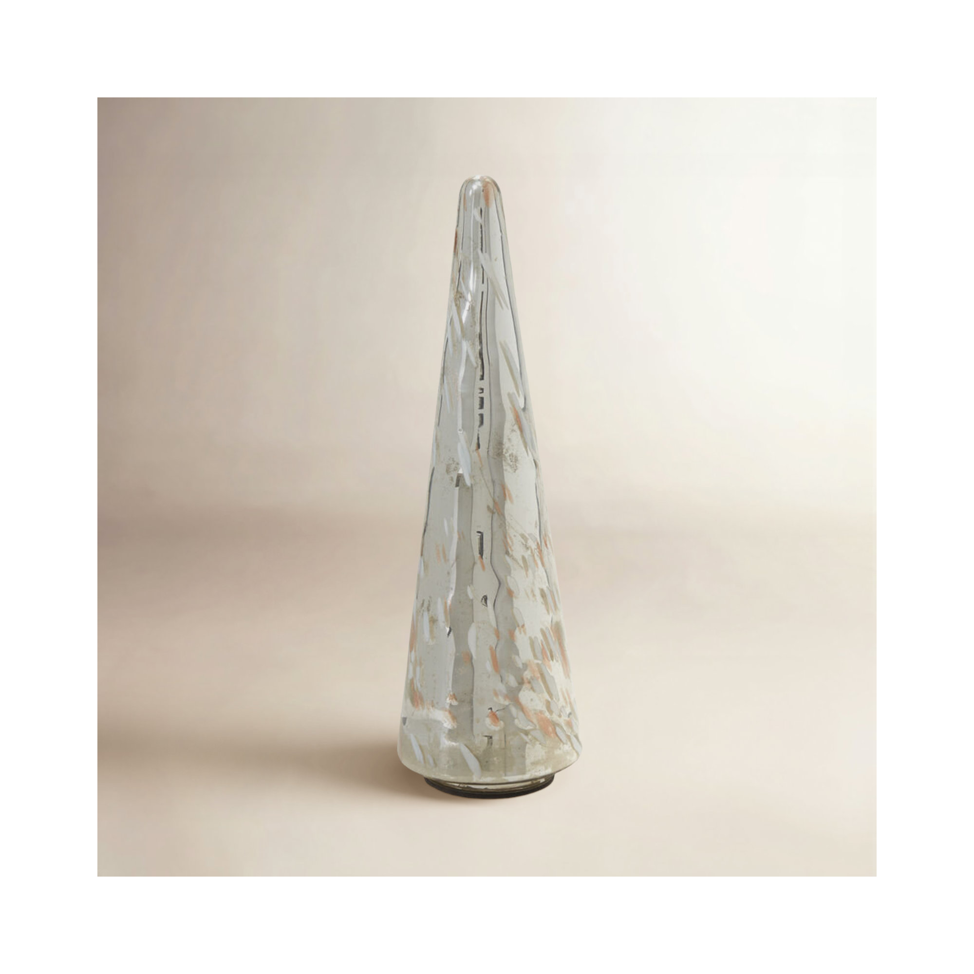 Shiny Tree 5.5"x 18", 18" H x 5.5" W x 5.5" D, Silver