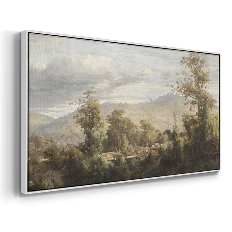 Série nautique-CCCCXIX - Toile tendue avec châssis tendue, prête à être accrochée, H 21 po x l 41 po, Blanc