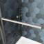 Porte de douche à dérivation - Verre trempé de 5/16 po avec traitement facile à nettoyer. Fonction de fuite. Collision transparente coulissante dans la salle de bain. Placage. 36 000 ouvertures.-118281547