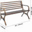 Banc d'extérieur pour terrasse 50 pouces