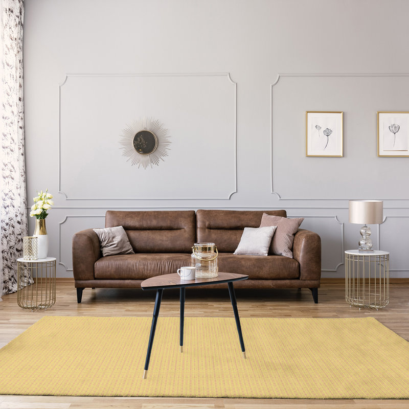 Tapis jaune napperon, Rectangle 8 pi x 10 pi