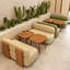 Faux Leather Upholstered Bench-100374091