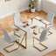 Ensemble de salle à manger rectangulaire L 31,5 po x l 55,12 po Minday-146766434-146766435-146766436