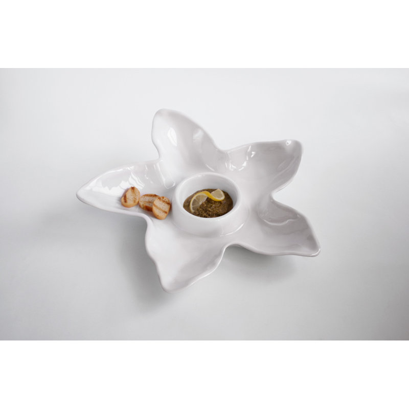 Vida Melamine Chips And Dip Platter
