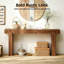 Console en bois de sapin espresso
