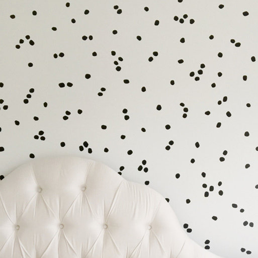 Décalque mural, Noir