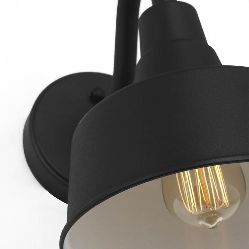 Wall Light, 6.90'' H x 10'' W x 8'' D, No, Textured Black