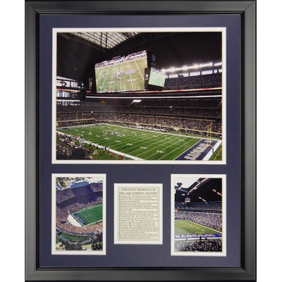 Memorabili encadrée « dallas cowboys-cowboy stadiums » NFL