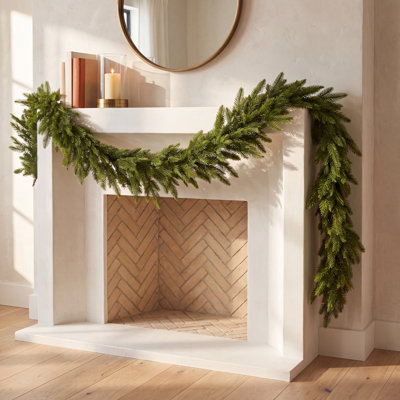 10" Dense Norfolk Pine Christmas Garland