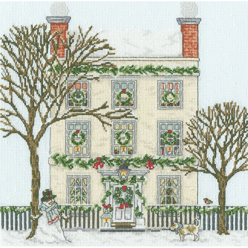 Christmas Townhouse XSS31 Counted Cross Stitch Kit