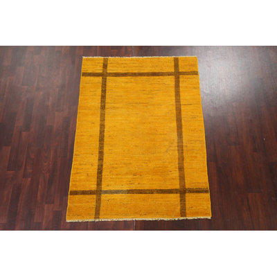 One-of-a-Kind 4'5" X 6'1" New Age Wool Area Rug in